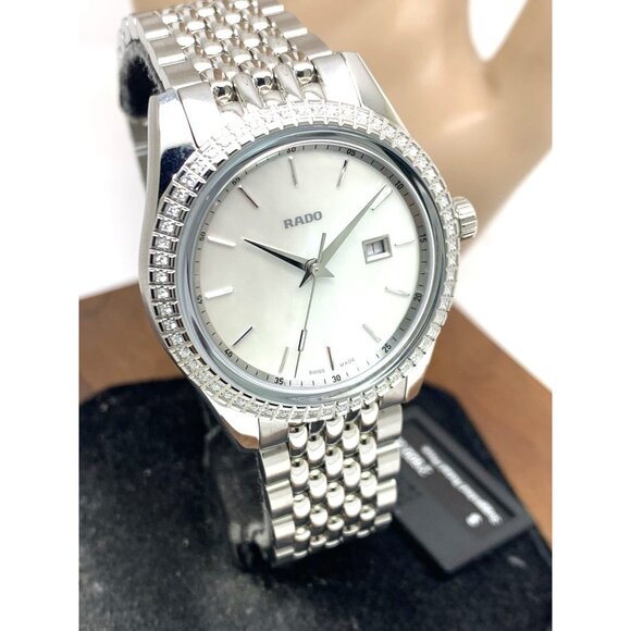 Rado Women's Watch R33099918 Swiss Quartz Diamond Mother of Pearl Dial 35mm - Picture 14 of 14